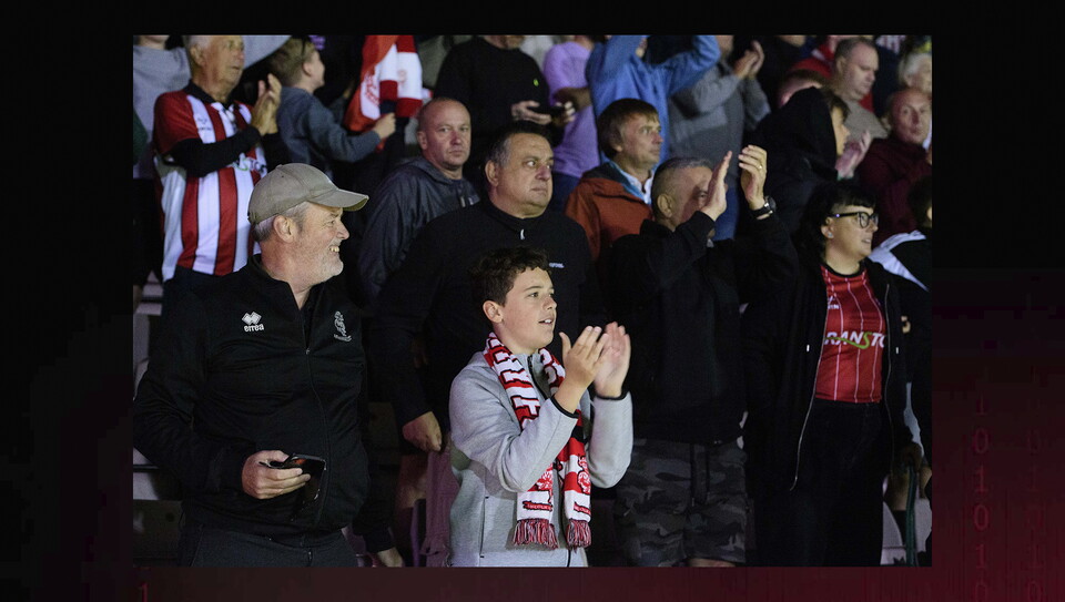 A fan image from City's away win at Northampton Town