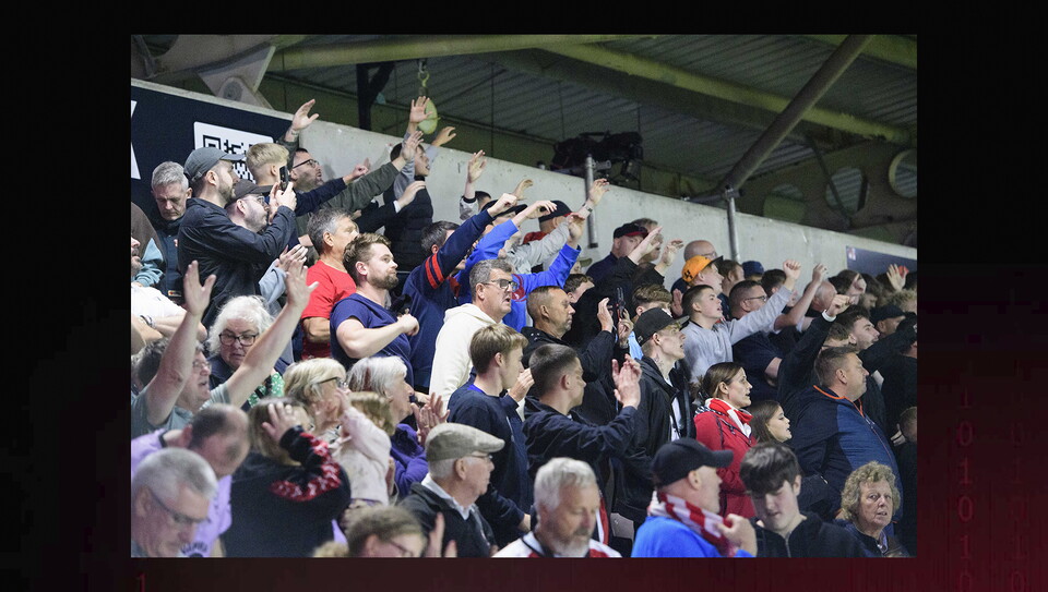 A fan image from City's away win at Northampton Town