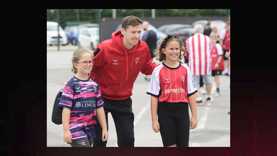 A fan photo from Lincoln City's 3-2 home win over Plymough Argyle