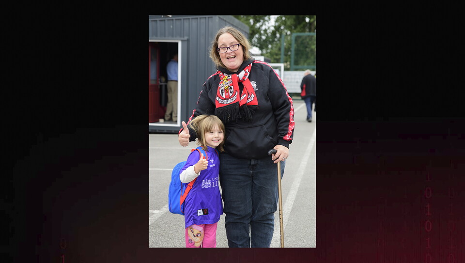 A fan photo from Lincoln City's 3-2 home win over Plymough Argyle