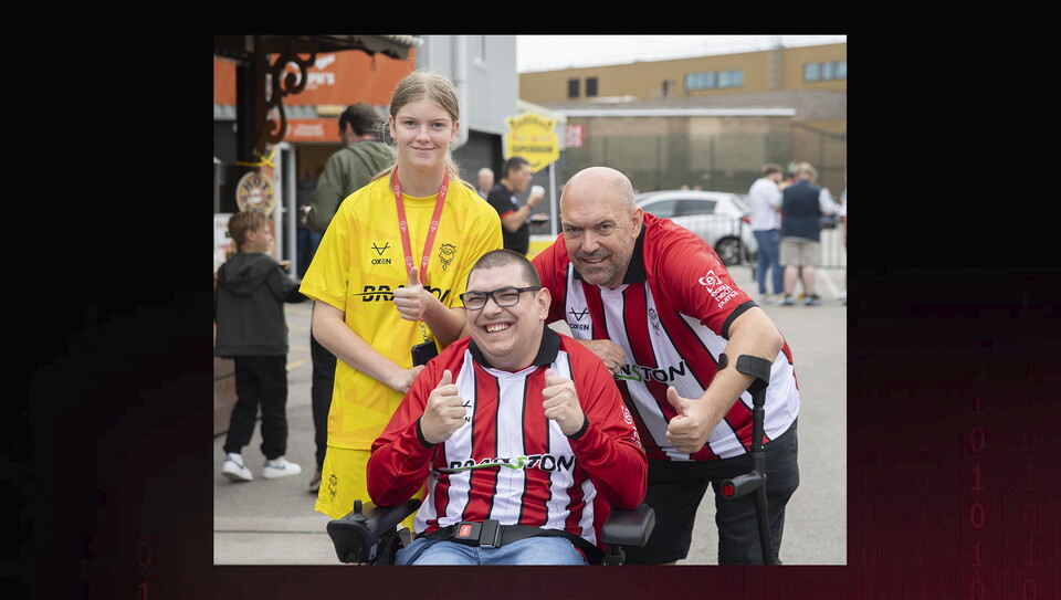 A fan photo from Lincoln City's 3-2 home win over Plymough Argyle
