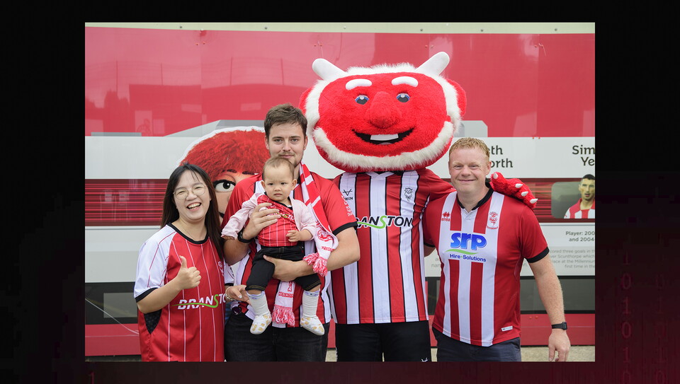A fan photo from Lincoln City's 3-2 home win over Plymough Argyle