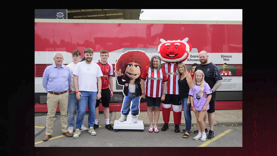A fan photo from Lincoln City's 3-2 home win over Plymough Argyle
