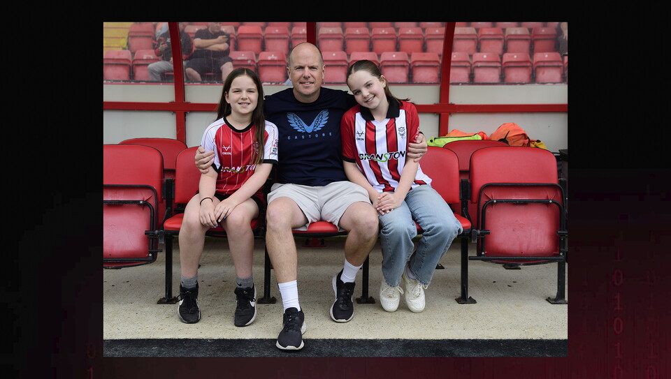 A fan photo from Lincoln City's 3-2 home win over Plymough Argyle