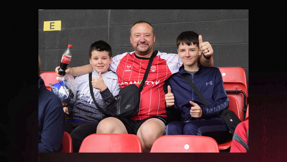 A fan photo from Lincoln City's 3-2 home win over Plymough Argyle
