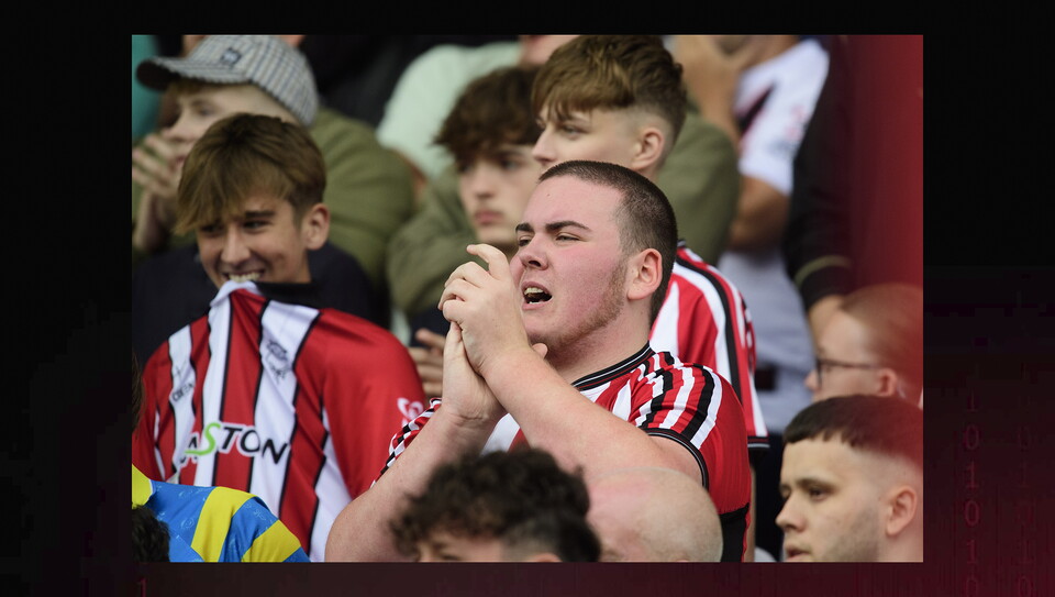 A fan photo from Lincoln City's 3-2 home win over Plymough Argyle