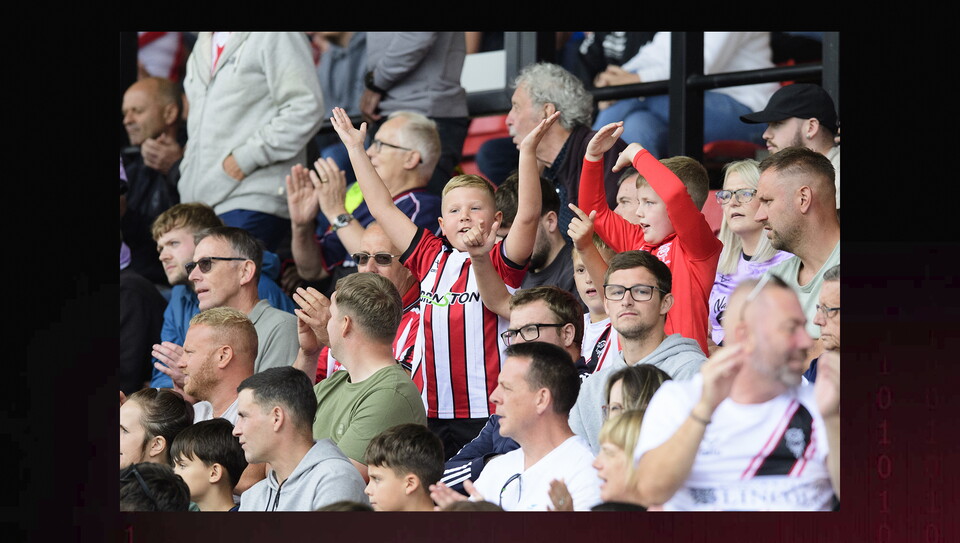 A fan photo from Lincoln City's 3-2 home win over Plymough Argyle