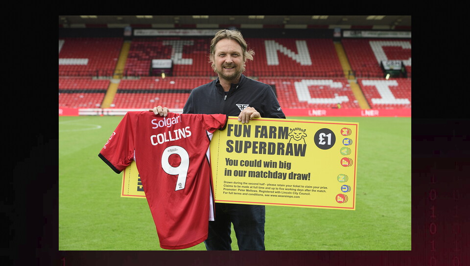 A fan photo from Lincoln City's 3-2 home win over Plymough Argyle