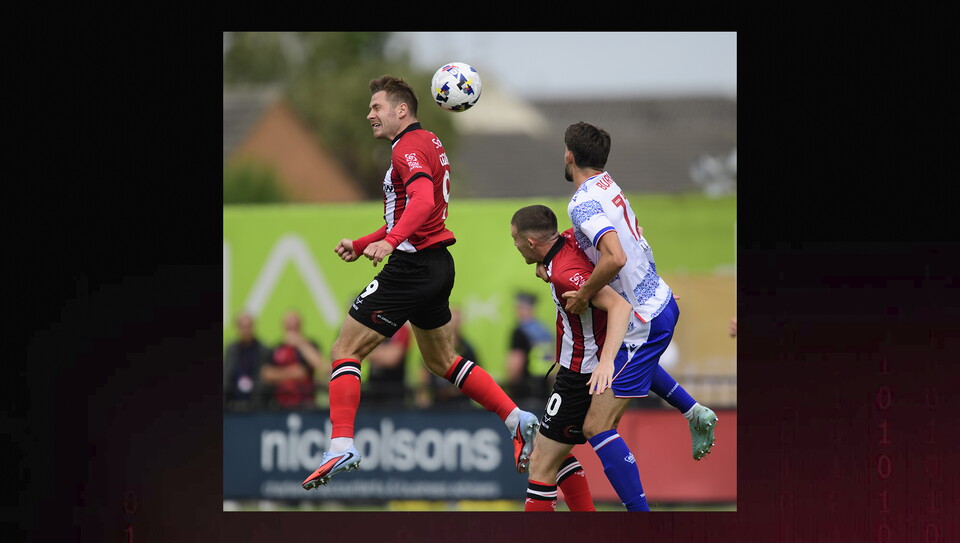 A match action image from City's 2-0 home win over Reading.