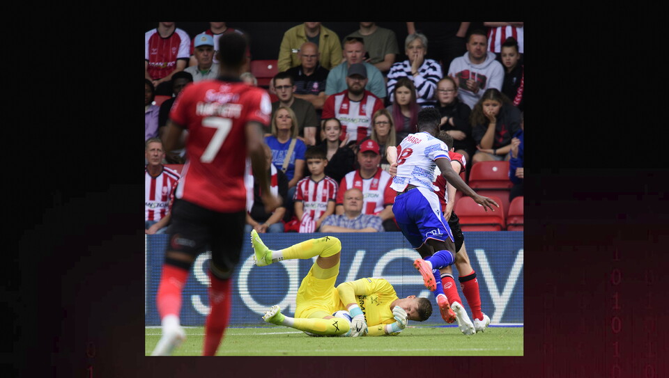 A match action image from City's 2-0 home win over Reading.