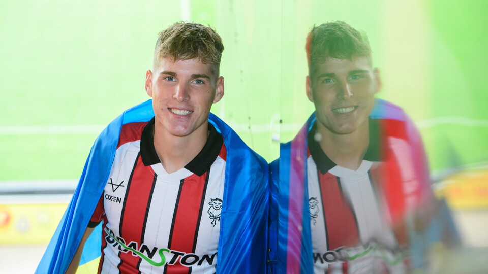 Ivan Varfolomeev’s first day at Lincoln City