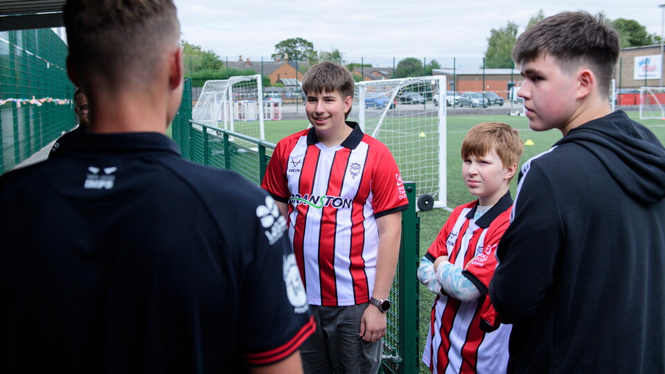 Ivan Varfolomeev’s first day at Lincoln City