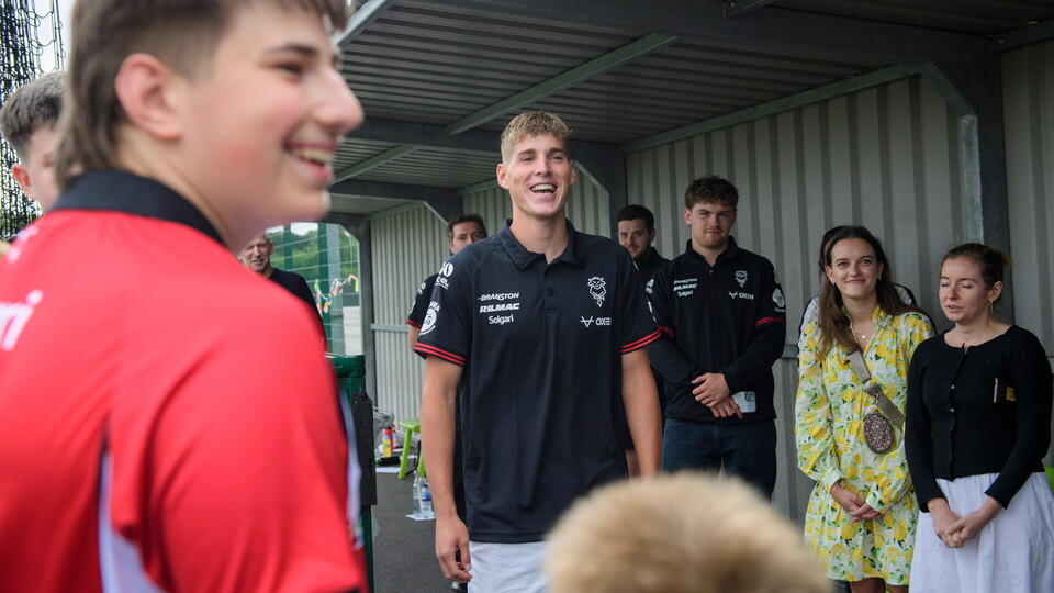 Ivan Varfolomeev’s first day at Lincoln City