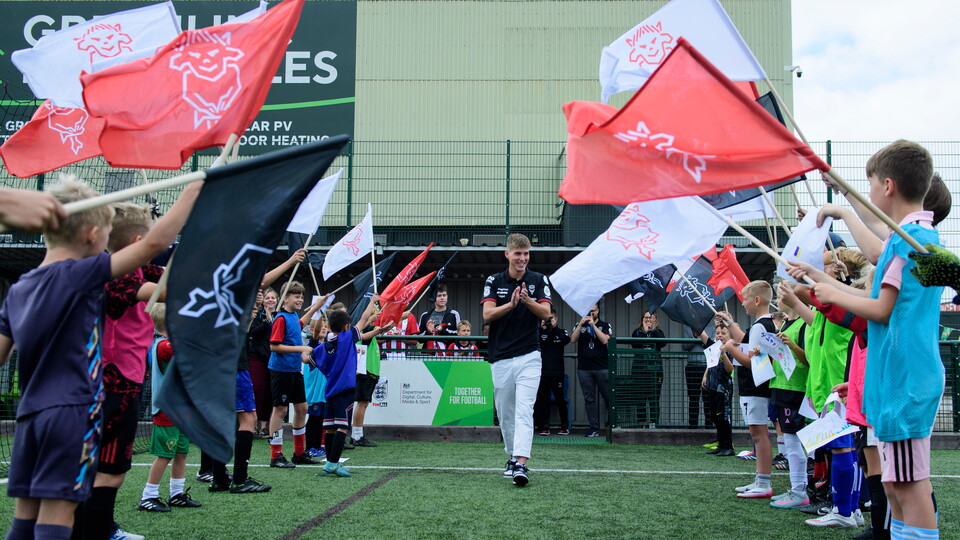 Ivan Varfolomeev’s first day at Lincoln City