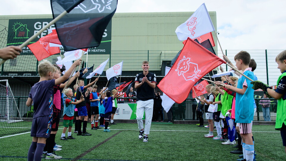 Ivan Varfolomeev’s first day at Lincoln City