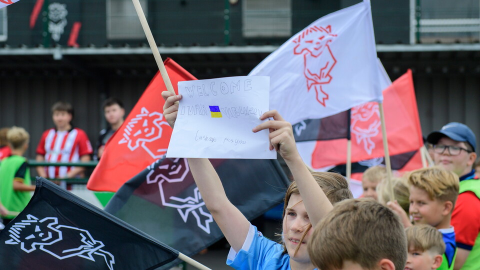 Ivan Varfolomeev’s first day at Lincoln City