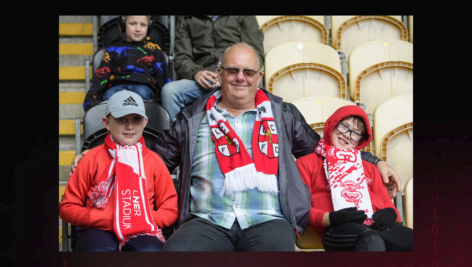 A fans photo from City's 1-0 away win at Burton Albion