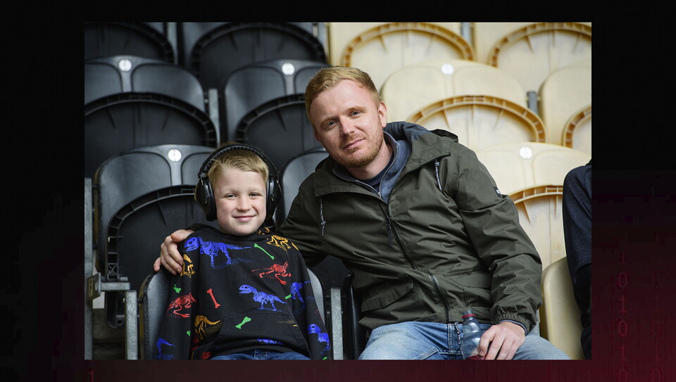 A fans photo from City's 1-0 away win at Burton Albion