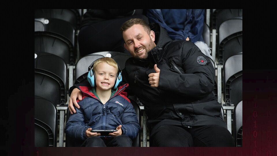 A fans photo from City's 1-0 away win at Burton Albion