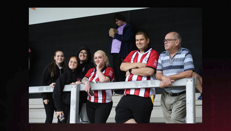 A fans photo from City's 1-0 away win at Burton Albion
