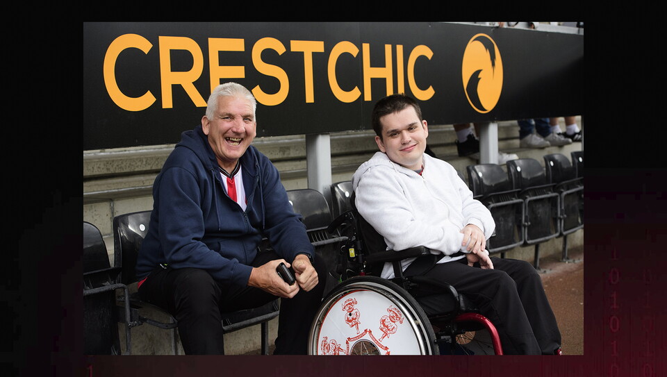 A fans photo from City's 1-0 away win at Burton Albion