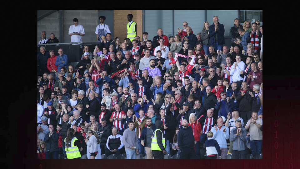 A fans photo from City's 1-0 away win at Burton Albion