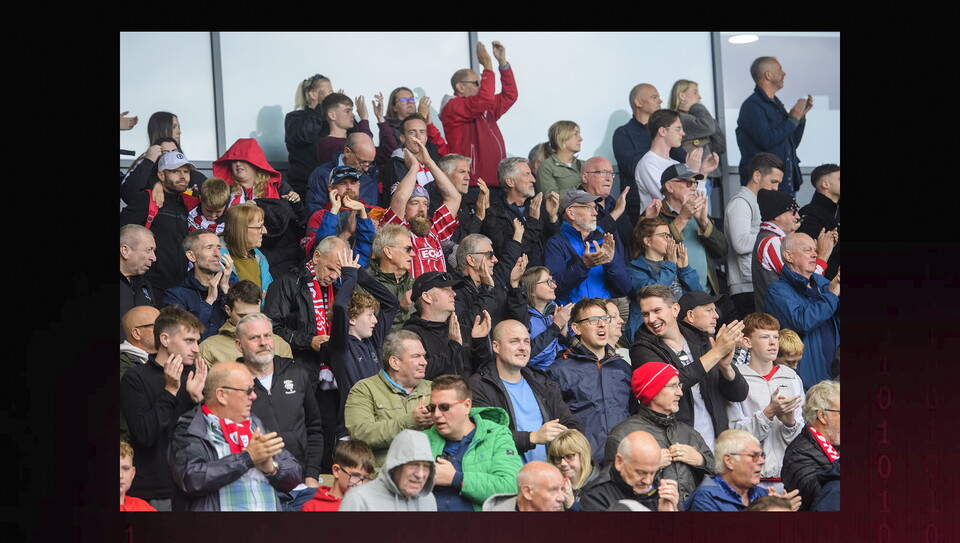 A fans photo from City's 1-0 away win at Burton Albion