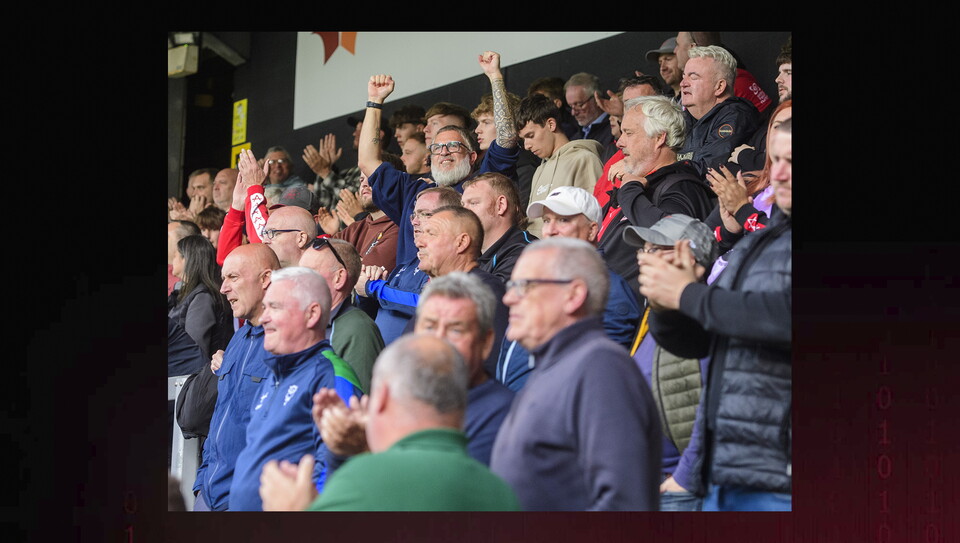 A fans photo from City's 1-0 away win at Burton Albion