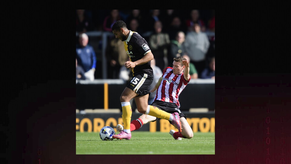 A match action photo from City's 1-0 away win at Burton Albion