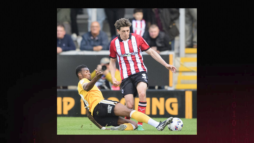 A match action photo from City's 1-0 away win at Burton Albion