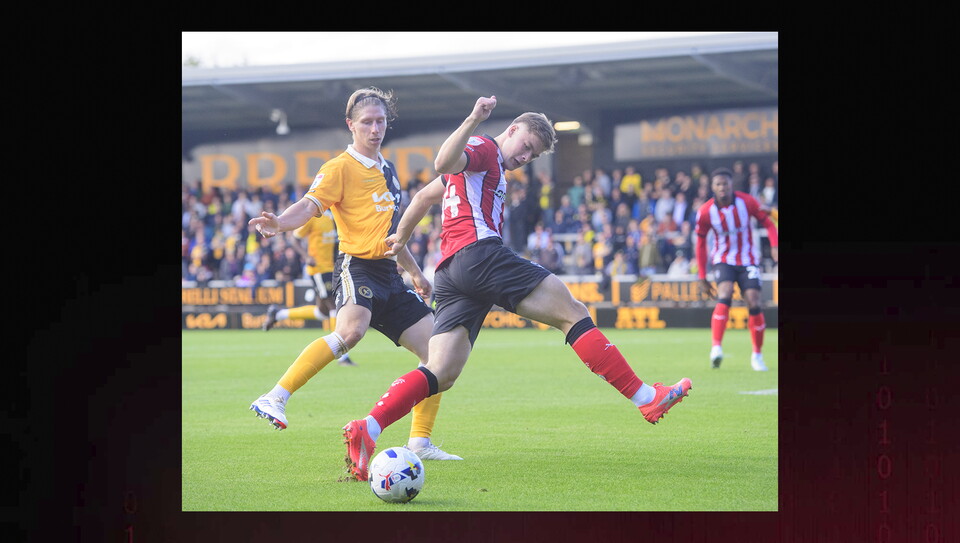 A match action photo from City's 1-0 away win at Burton Albion