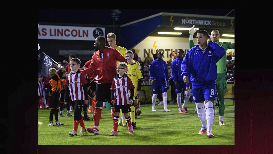 A matchday experience image from Lincoln City v Chelsea
