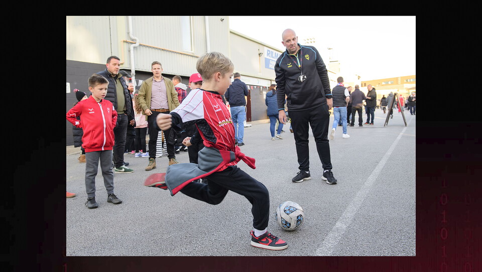 A fans photo from City's home game against Chelsea
