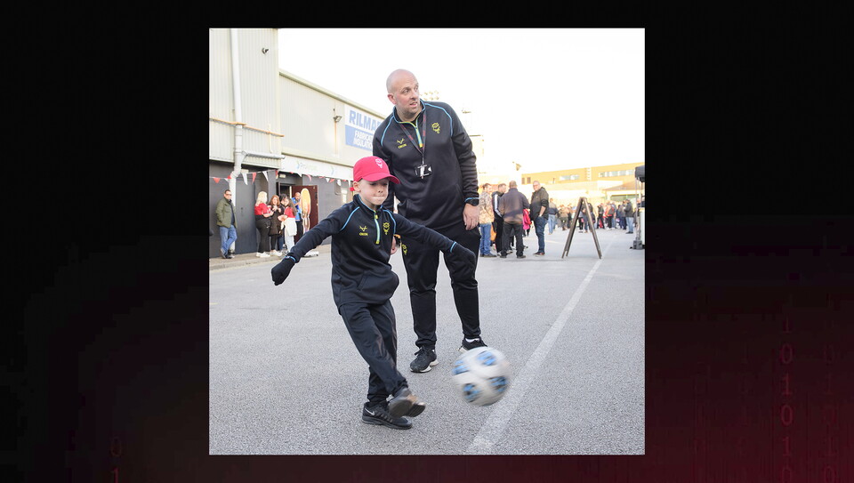 A fans photo from City's home game against Chelsea