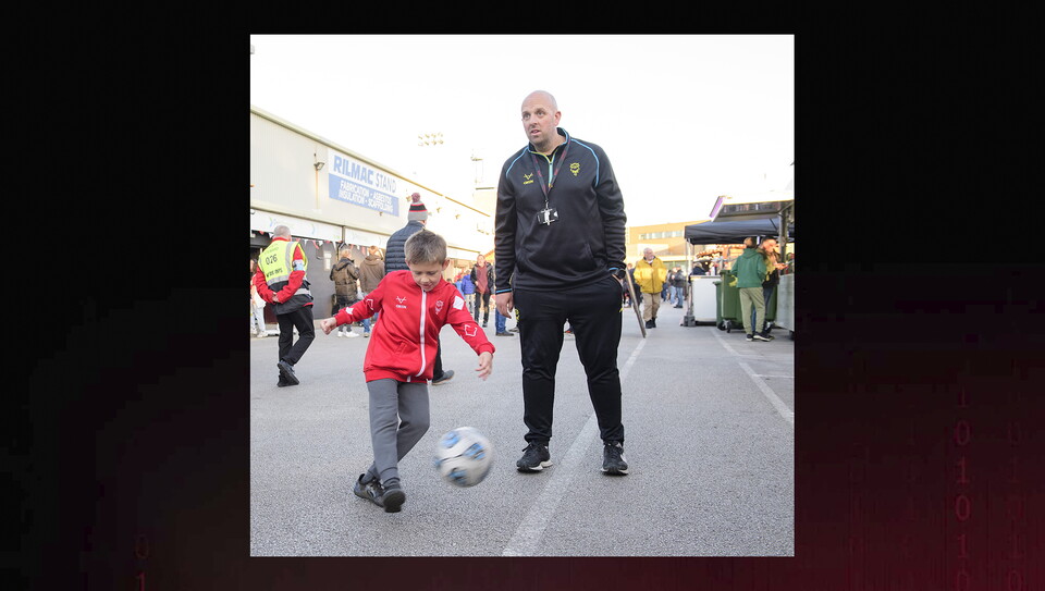 A fans photo from City's home game against Chelsea