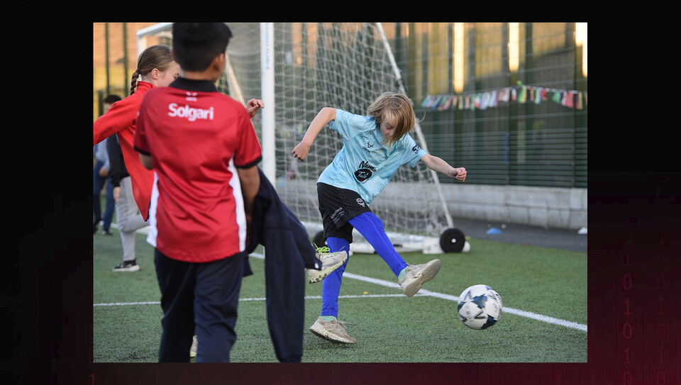 A fans photo from City's home game against Chelsea