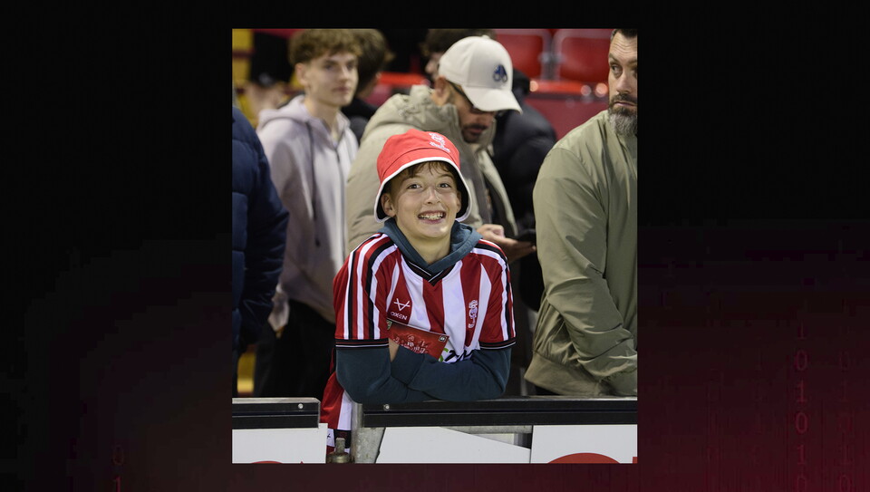 A fans photo from City's home game against Chelsea