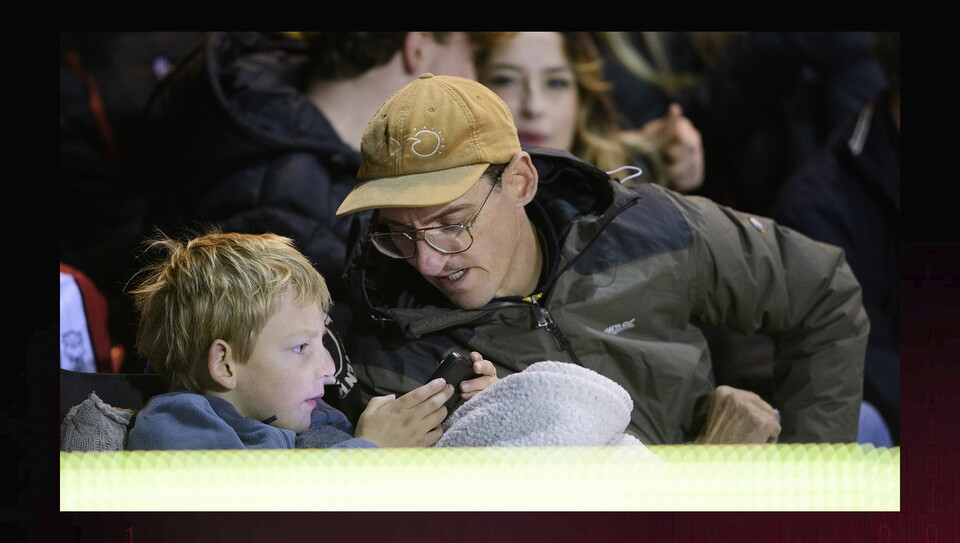 A fans photo from City's home game against Chelsea