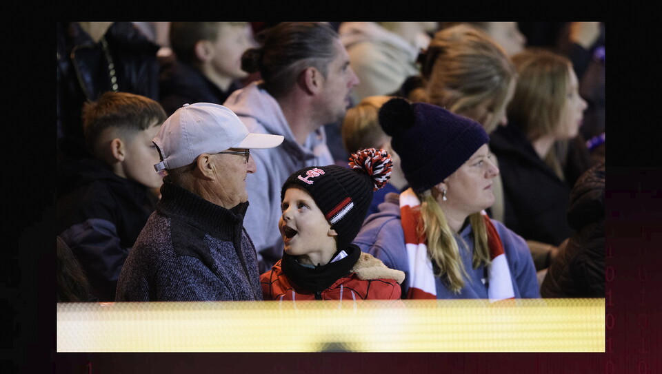 A fans photo from City's home game against Chelsea