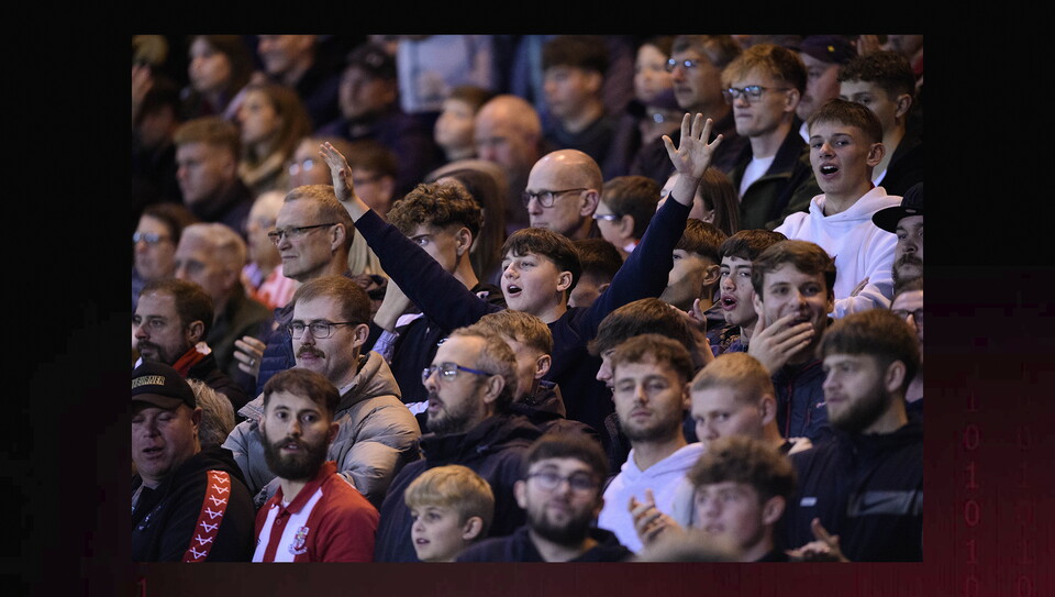 A fans photo from City's home game against Chelsea