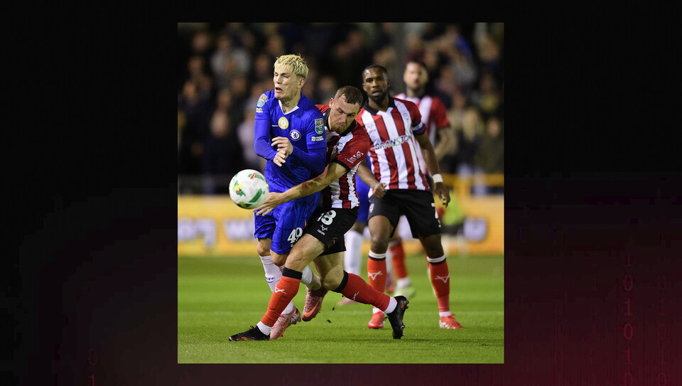 A match photo from City's home game against Chelsea