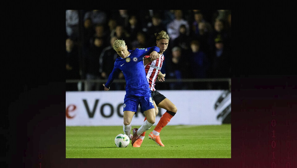 A match photo from City's home game against Chelsea