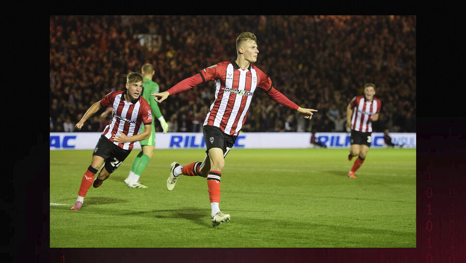 A match photo from City's home game against Chelsea