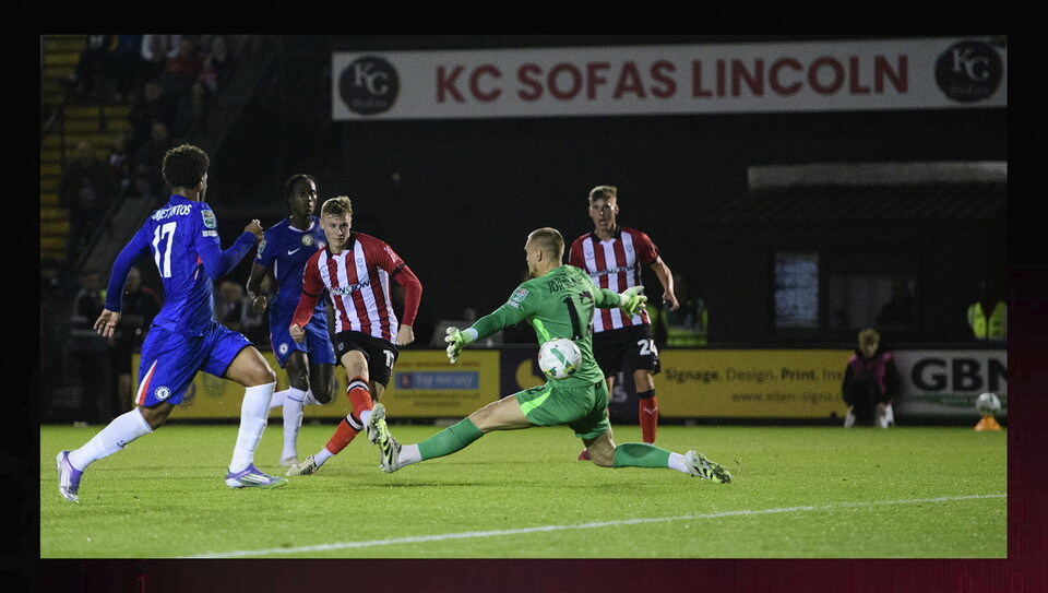 A match photo from City's home game against Chelsea