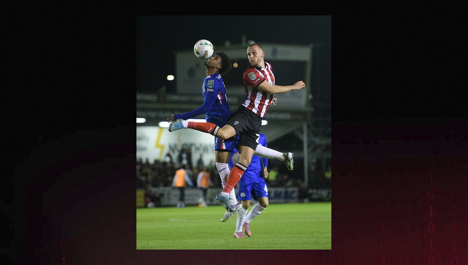 A match photo from City's home game against Chelsea