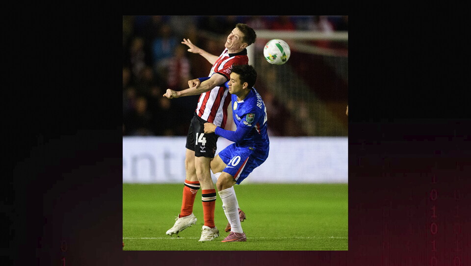 A match photo from City's home game against Chelsea
