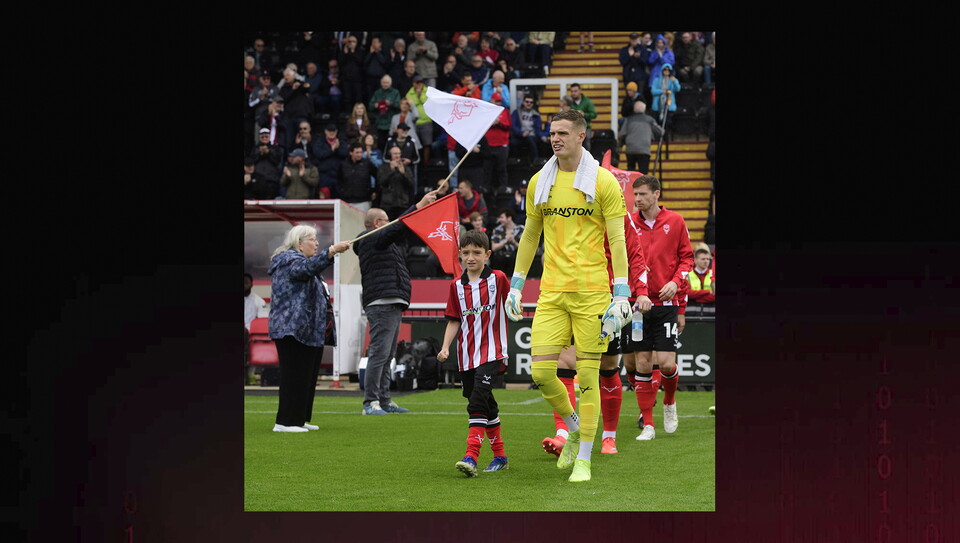 A matchday experience photo from Lincoln's game against Luton.