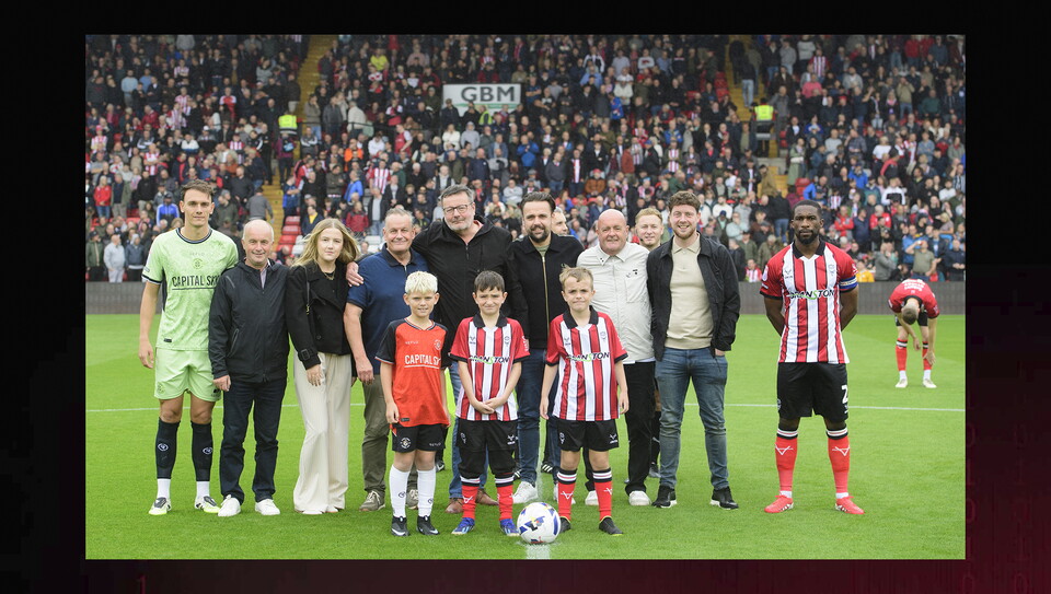 A matchday experience photo from Lincoln's game against Luton.