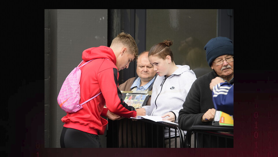 A fan photo from City's home game against Luton Town.