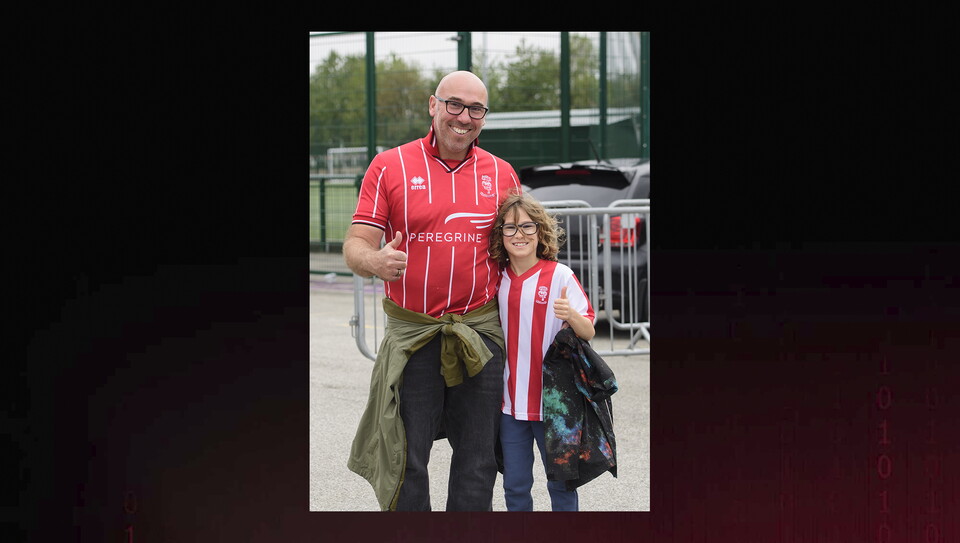 A fan photo from City's home game against Luton Town.